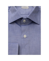 Bagutta Men's Light Blue Cotton Shirt - XL