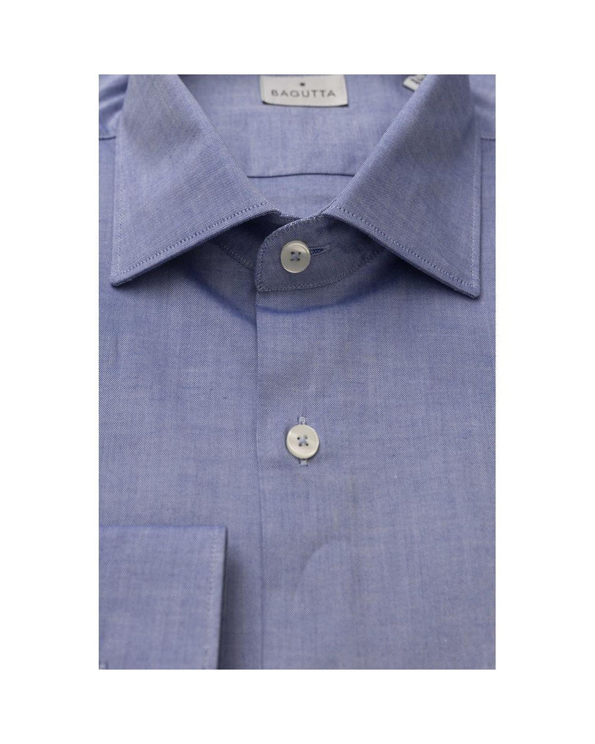 Bagutta Men's Light Blue Cotton Shirt - XL