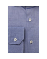 Bagutta Men's Light Blue Cotton Shirt - XL