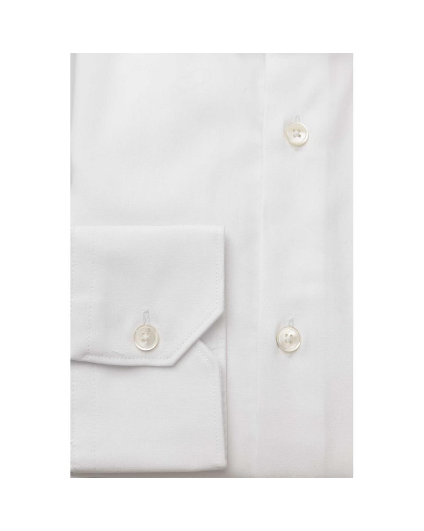 Bagutta Men's White Cotton Shirt - S