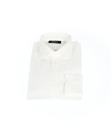 Front Closure Slim Fit Shirt with Italian Collar 44 IT Men