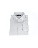 Button-Front Slim Fit Shirt with Italian Collar 41 IT Men