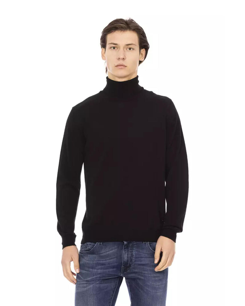 Baldinini Monogram Turtleneck Sweater L Men