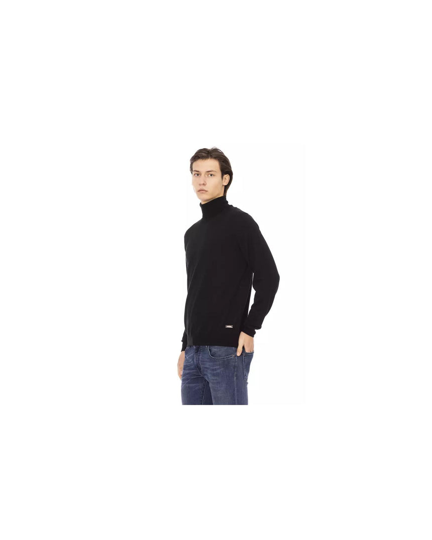 Baldinini Monogram Turtleneck Sweater L Men