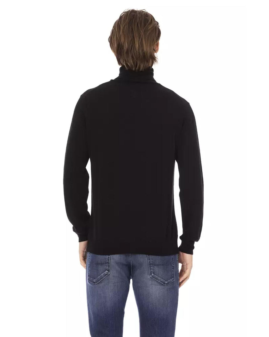 Baldinini Monogram Turtleneck Sweater L Men