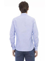 Baldinini Trend Men's Light Blue Cotton Shirt - L