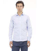 Baldinini Trend Men's Light Blue Cotton Shirt - XL