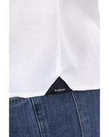 Baldinini Trend Men's White Cotton Shirt - 2XL