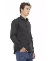 Baldinini Trend Men's Gray Cotton Shirt - L