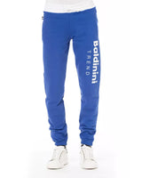 Logo Fleece Sport Pants with Lace Closure and Multiple Pockets XS Men