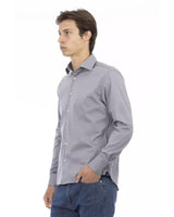 Baldinini Trend Men's Gray Cotton Shirt - L