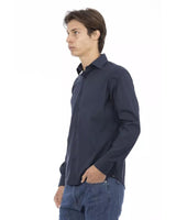 Baldinini Trend Men's Blue Cotton Shirt - S