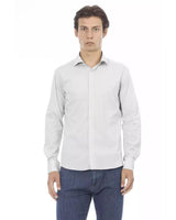 Baldinini Trend Men's Gray Cotton Shirt - L