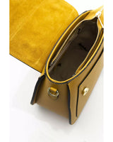 Golden Logo Flap Shoulder Bag One Size Women