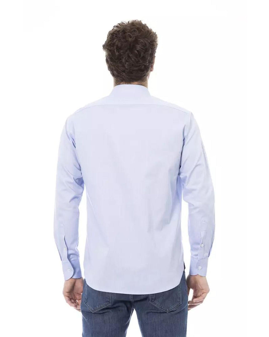 Baldinini Trend Men's Light Blue Cotton Shirt - L