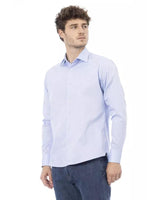 Baldinini Trend Men's Light Blue Cotton Shirt - XL