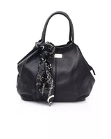 Leather Shoulder Bag with Zip Closure and Internal Compartments One Size Women