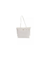 Golden Logo Bag with Zip Closure and Internal Compartments One Size Women