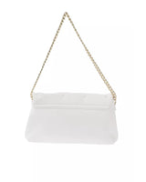 Golden Detail Leather Flap Shoulder Bag One Size Women