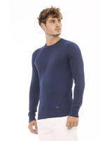 Baldinini Trend Men's Blue Modal Sweater - 50 IT