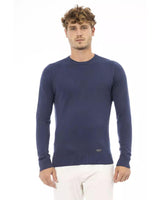 Baldinini Trend Men's Blue Modal Sweater - 52 IT