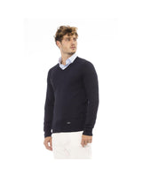 Baldinini Trend Men's Blue Modal Sweater - 48 IT