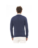 Baldinini Trend Men's Blue Modal Sweater - 52 IT