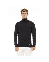 Baldinini Trend Men's Black Modal Sweater - 54 IT