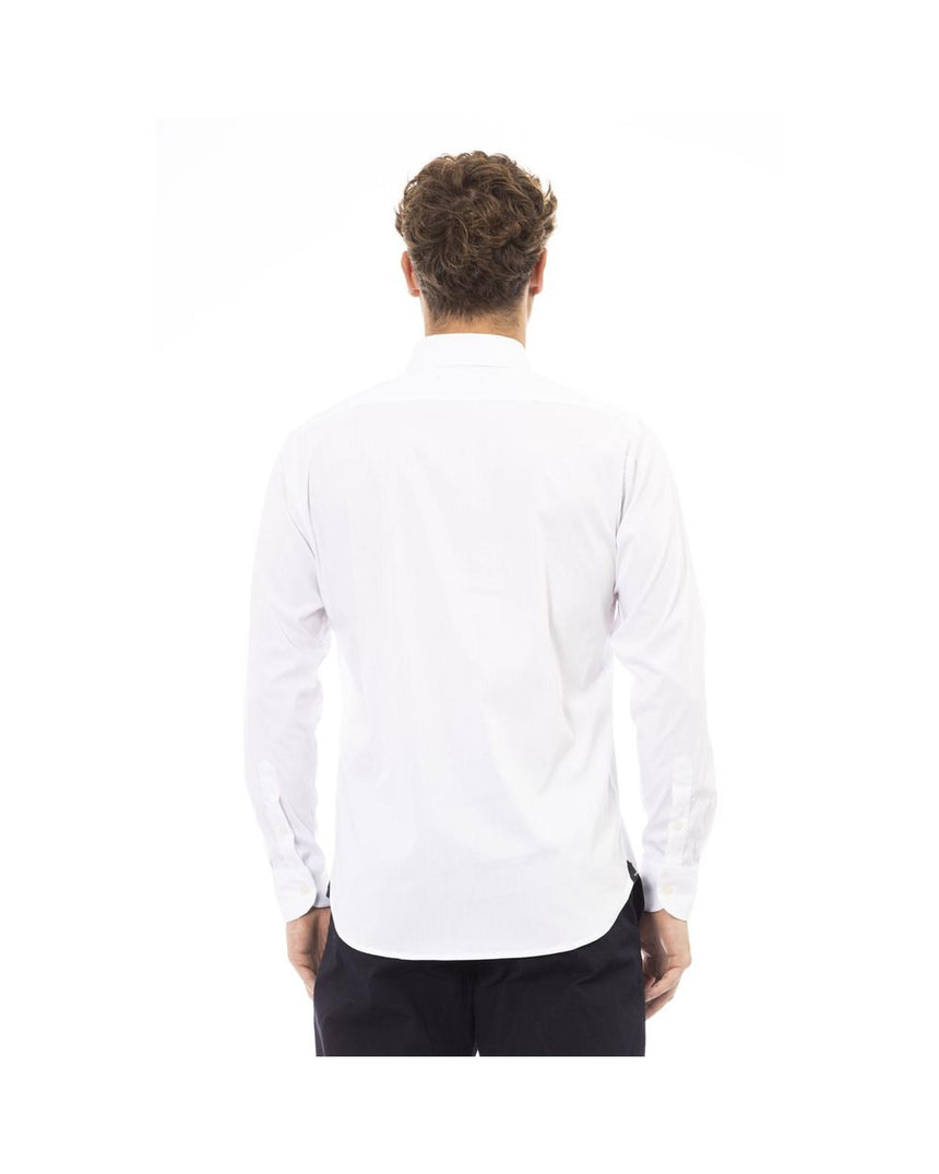 Baldinini Trend Men's White Cotton Shirt - XL