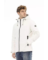 Baldinini Trend Men's White Polyester Jacket - L