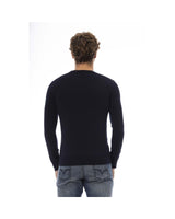 Baldinini Trend Men's Blue Wool Sweater - 52 IT