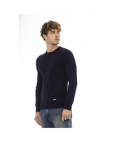 Baldinini Trend Men's Blue Wool Sweater - 54 IT