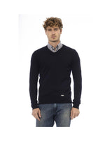 Baldinini Trend Men's Blue Wool Sweater - 50 IT