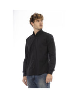 Baldinini Trend Men's Black Cotton Shirt - XL