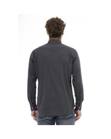 Baldinini Trend Men's Gray Cotton Shirt - 44 IT