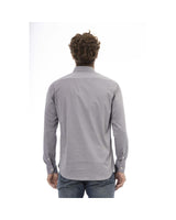 Baldinini Trend Men's Gray Cotton Shirt - 44 IT