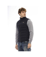 Baldinini Trend Men's Blue Polyester Vest - 47 IT