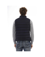 Baldinini Trend Men's Blue Polyester Vest - 47 IT