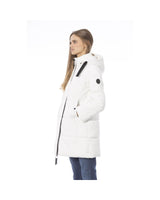 Baldinini Trend Women's White Polyester Jackets & Coat - M