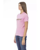 Baldinini Trend Women's Pink Cotton Tops & T-Shirt - XS