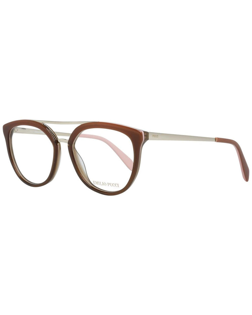 Emilio Pucci Women's Brown  Optical Frames - One Size