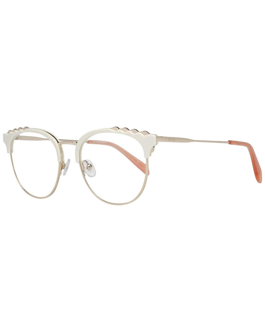 Emilio Pucci Women's White  Optical Frames - One Size