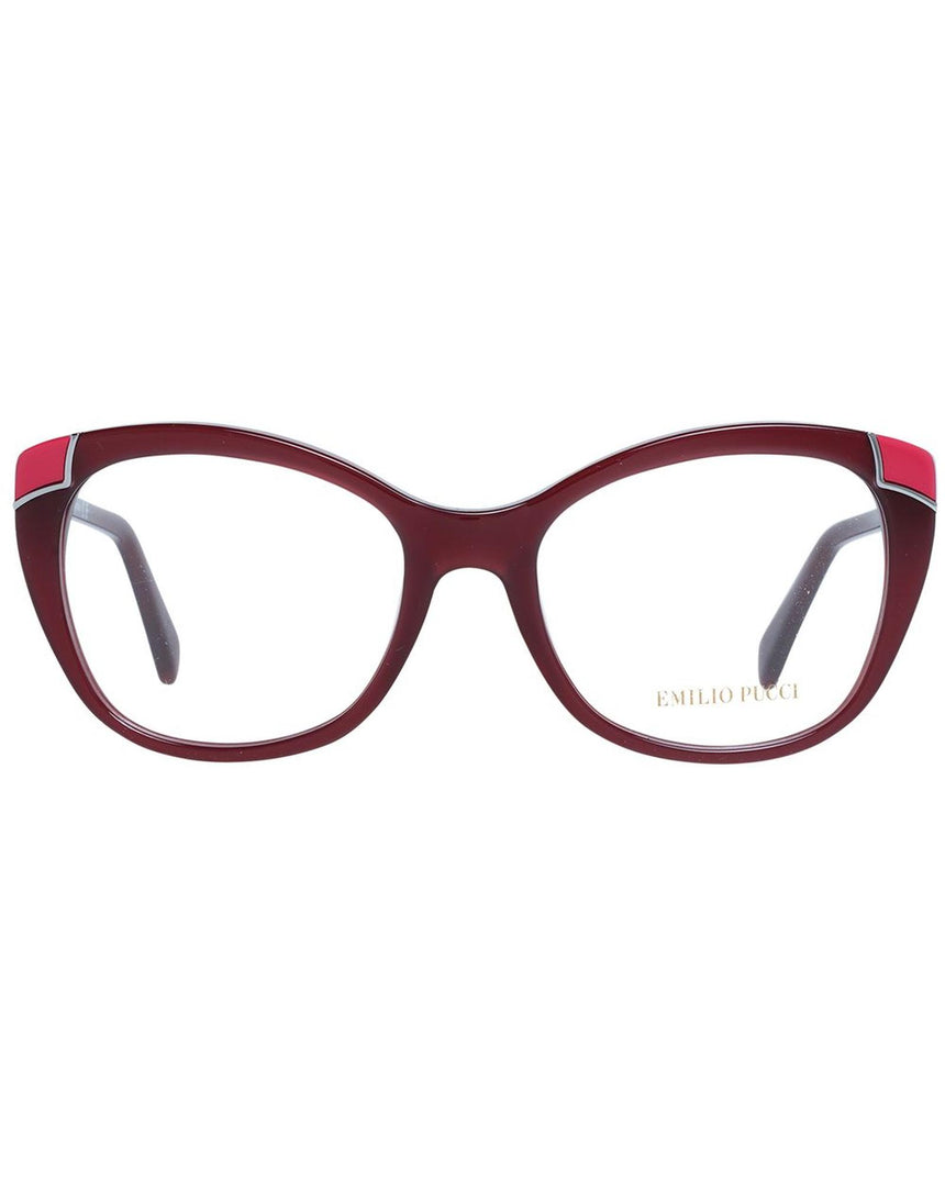 Emilio Pucci Women's Burgundy  Optical Frames - One Size