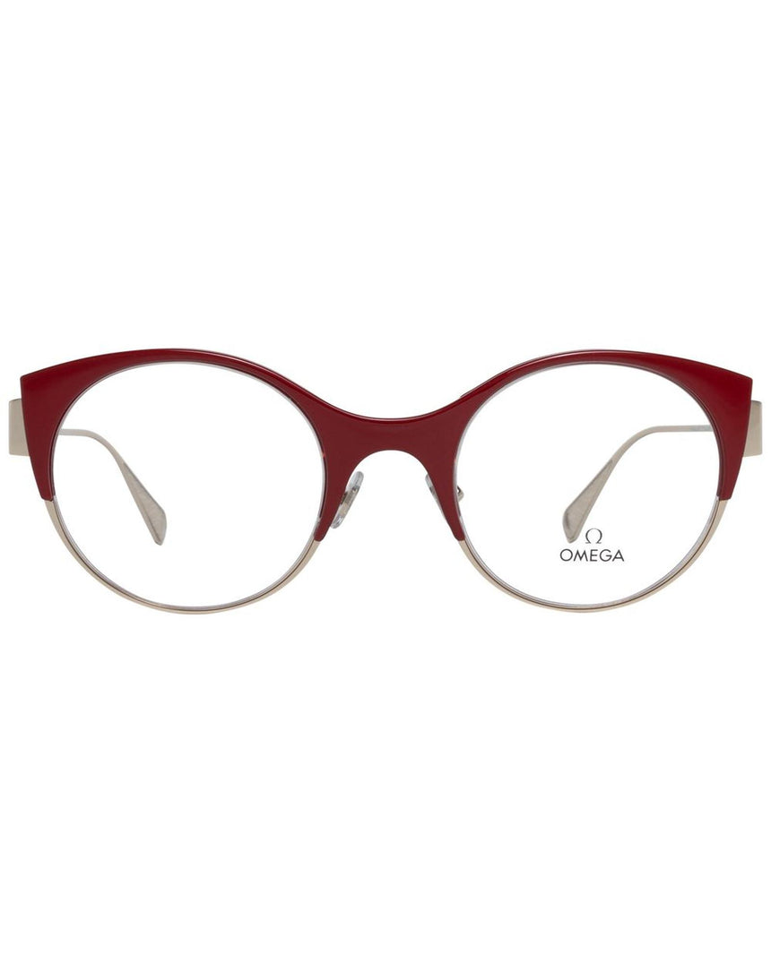 Omega Women's Red  Optical Frames - One Size