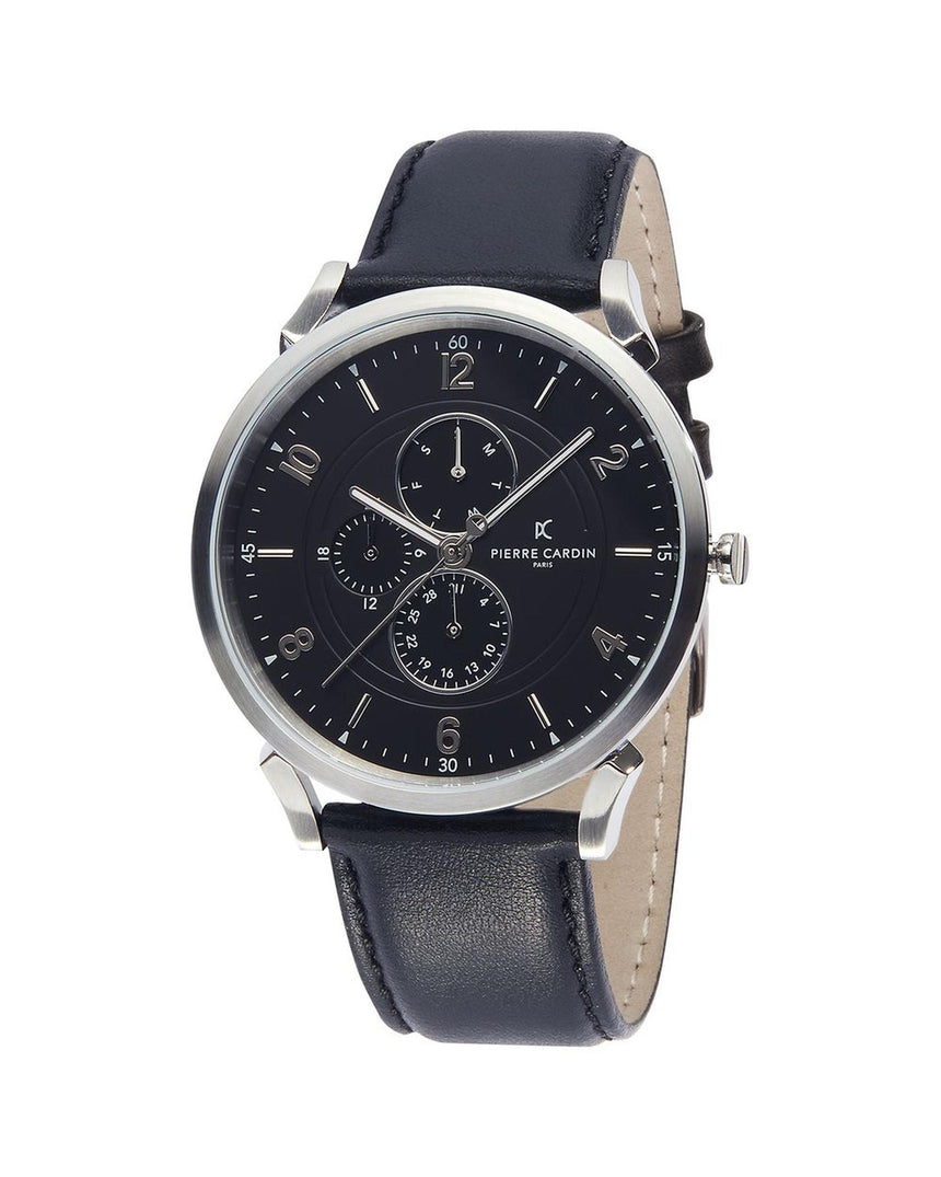 Pierre Cardin Men's Black  Watch - One Size