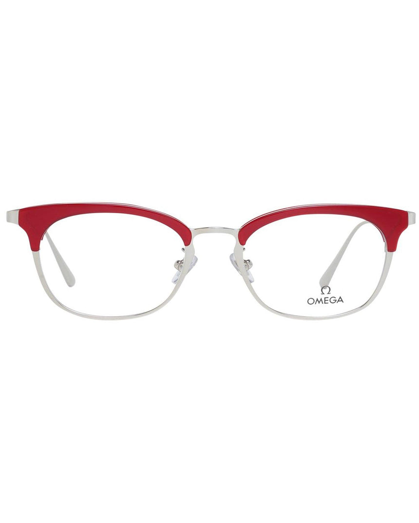 Omega Women's Red  Optical Frames - One Size