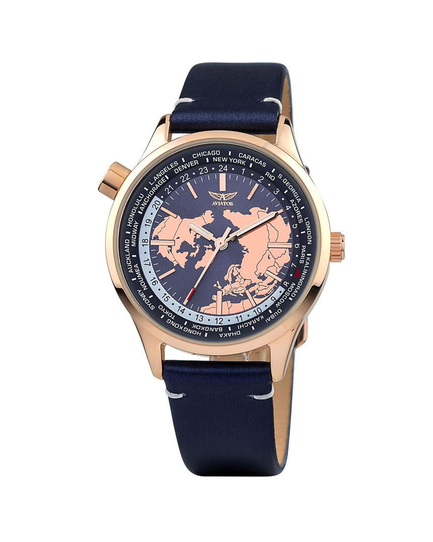 Aviator Women's Rose Gold  Watch - One Size