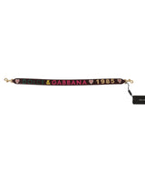 Genuine Dolce & Gabbana Bordeaux Shoulder Strap with Applique Detail One Size Women