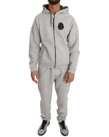 Billionaire Italian Couture Sweatsuit with Hooded Sweater and Elasticated Pants L Men