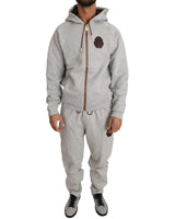 Billionaire Italian Couture Sweatsuit with Hooded Sweater and Elasticated Pants 2XL Men